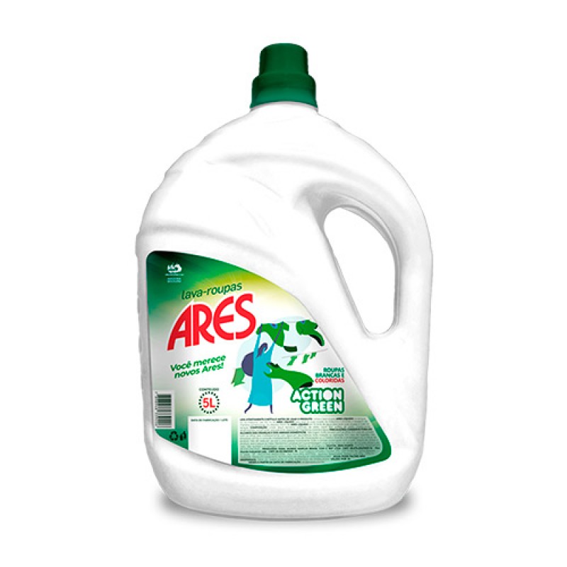 Sabão Líquido Ares Action Green 5L